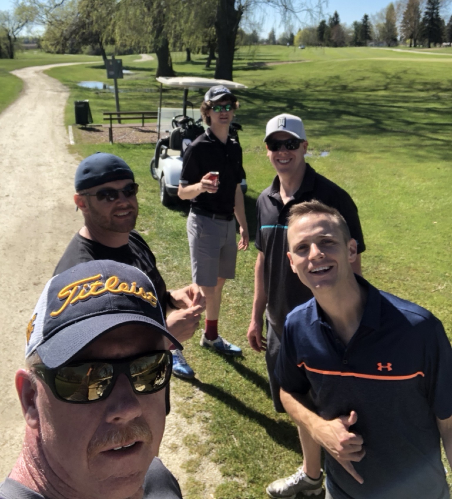 Group playing on arrival day in 2020